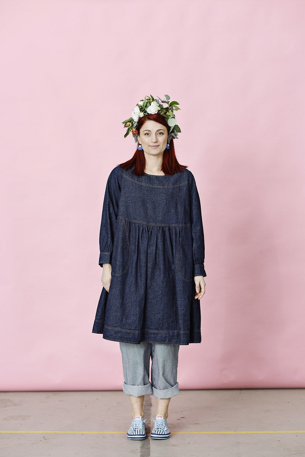 mc794q-denim dress-økologisk-mcverdi-kjole-cathrine