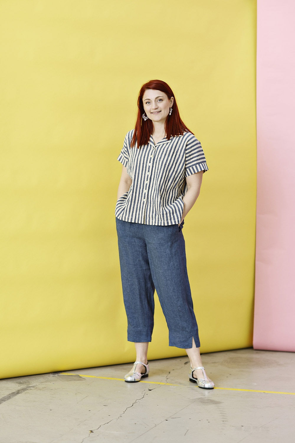 mc881a-bu-blue striped blouse with buttons-4