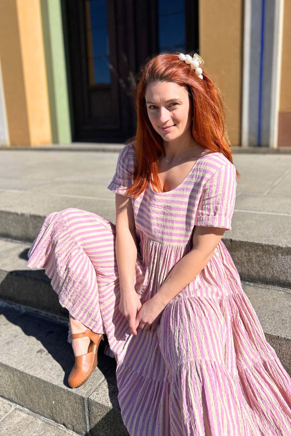 mc881c-ro-kjole-dress-sommerkjole-striber-lyserød7creme