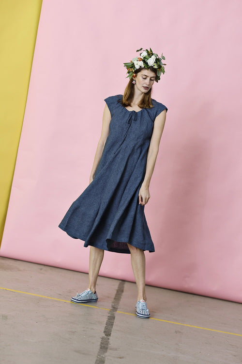 mc882d-bu-blue linen dress-blå hørkjole-mcverdi-3