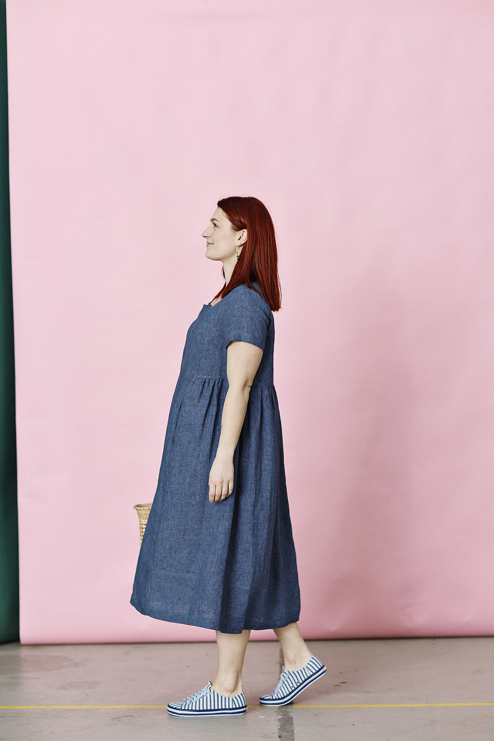 mc882f-blue-dress-linen-mcverdi-blå hørkjole-2
