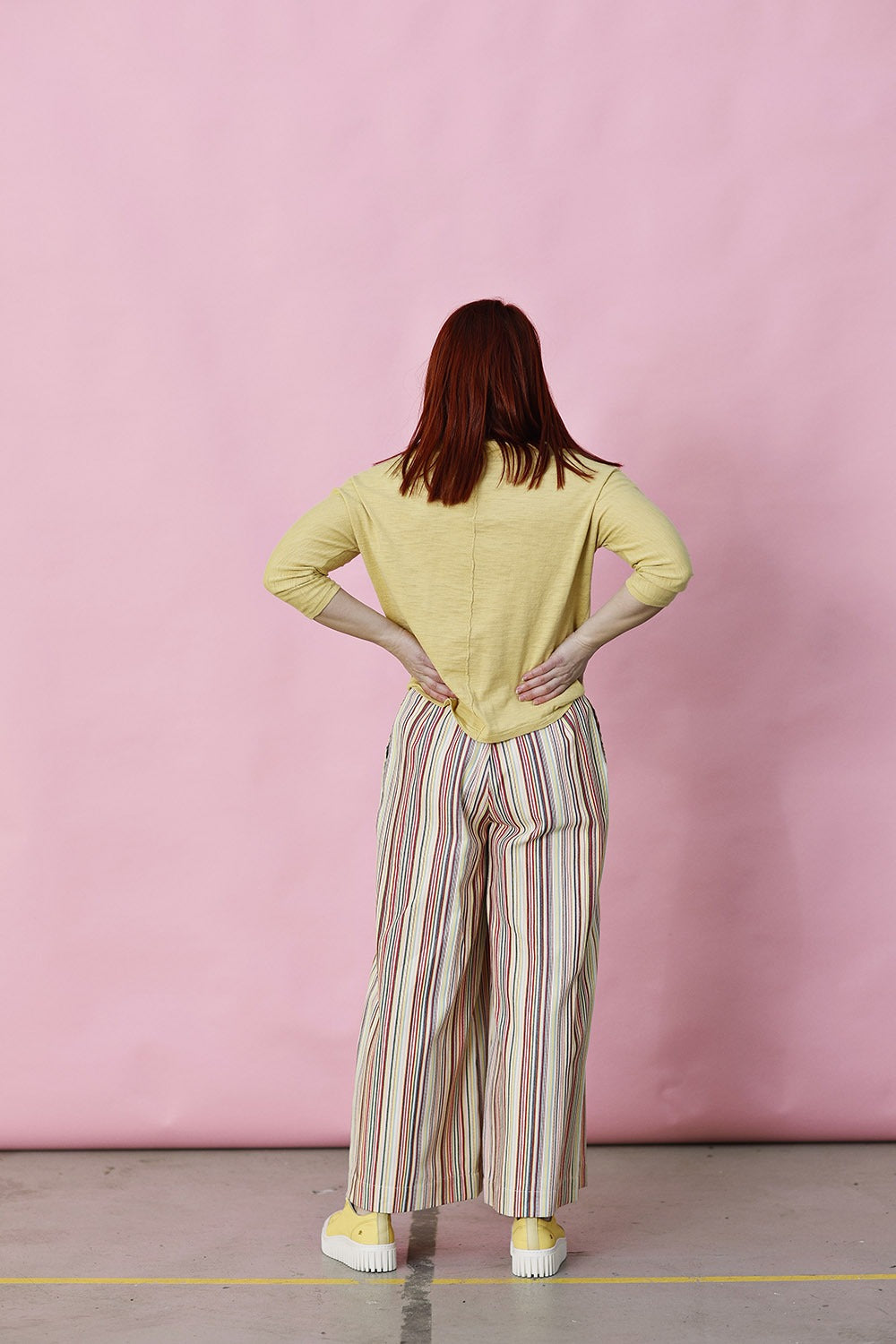 mc883d-stribede bukser-bomuld-mcverdi-striped trousers-6