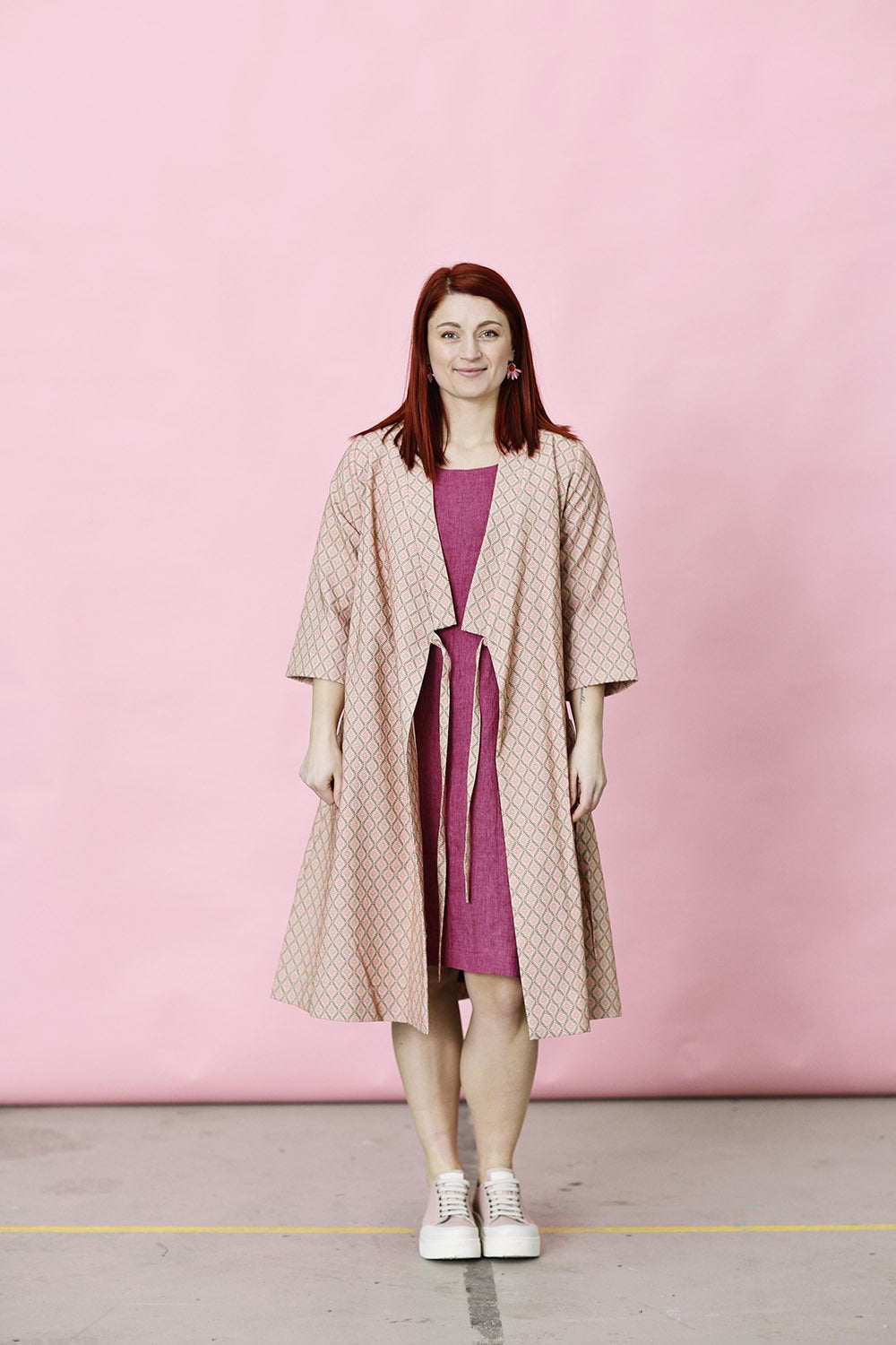 Mc886c-slå-om-kjole-brun-rød-mcverdi-1