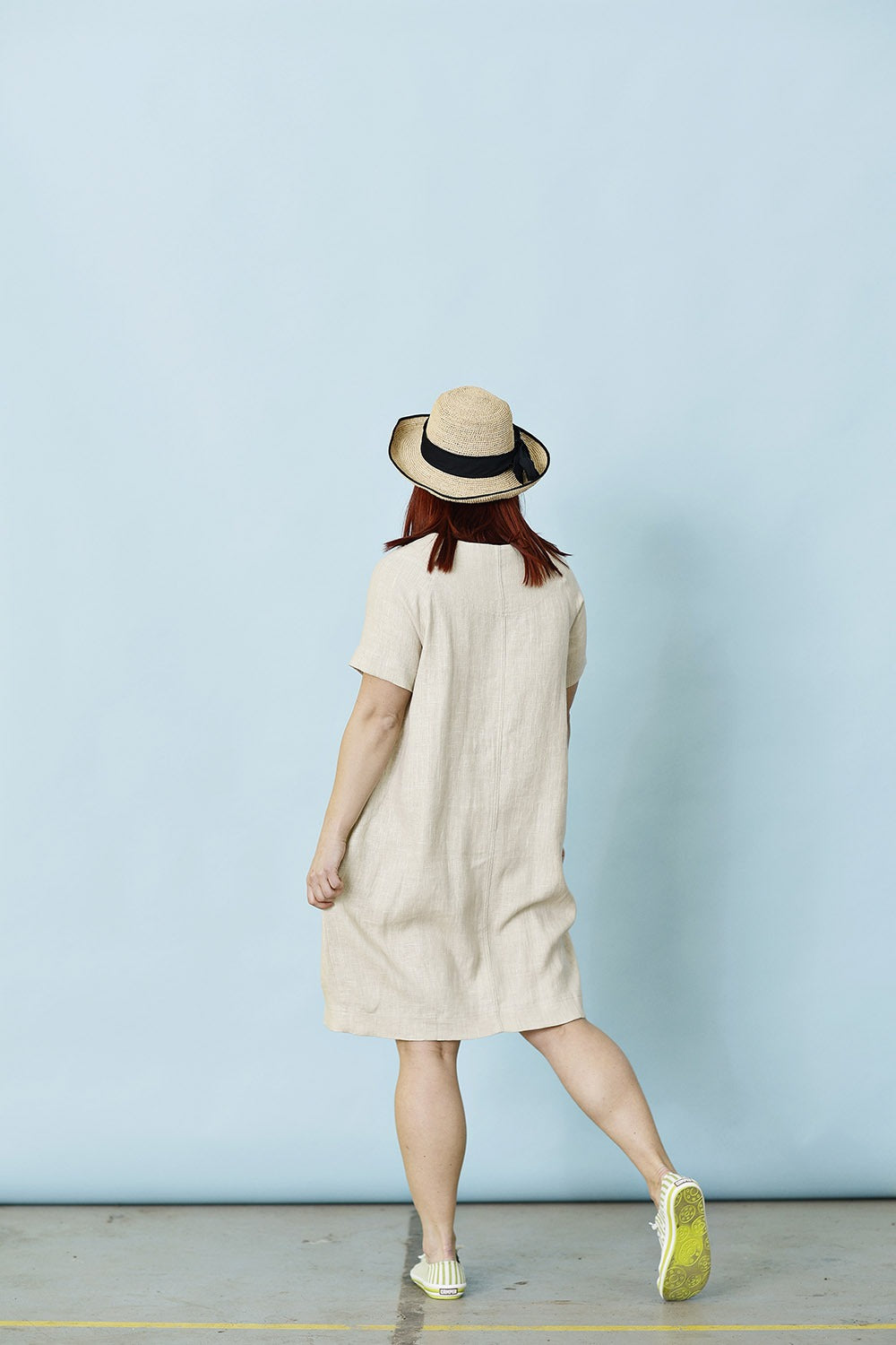 Mc888d-beige-sand-tunika-kjole-mcverdi-5