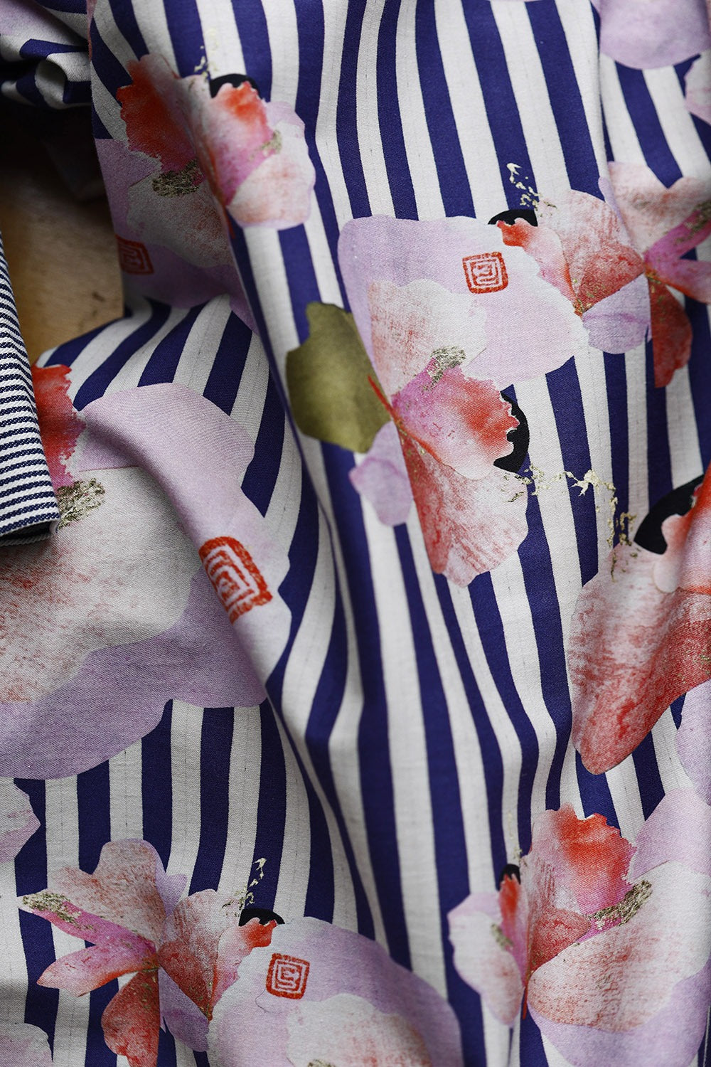 2-mc890-signe kejlbo-mcverdi-striped flower fabric-cotton-2