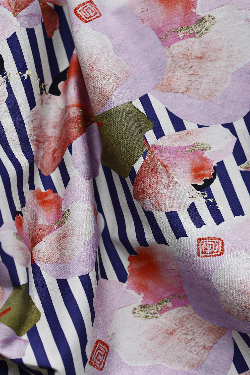 2-mc890-signe kejlbo-mcverdi-striped flower fabric-cotton