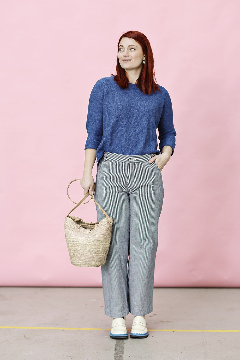 mc794g-striped-trousers-summer pants-mcverdi-lotte-bukser