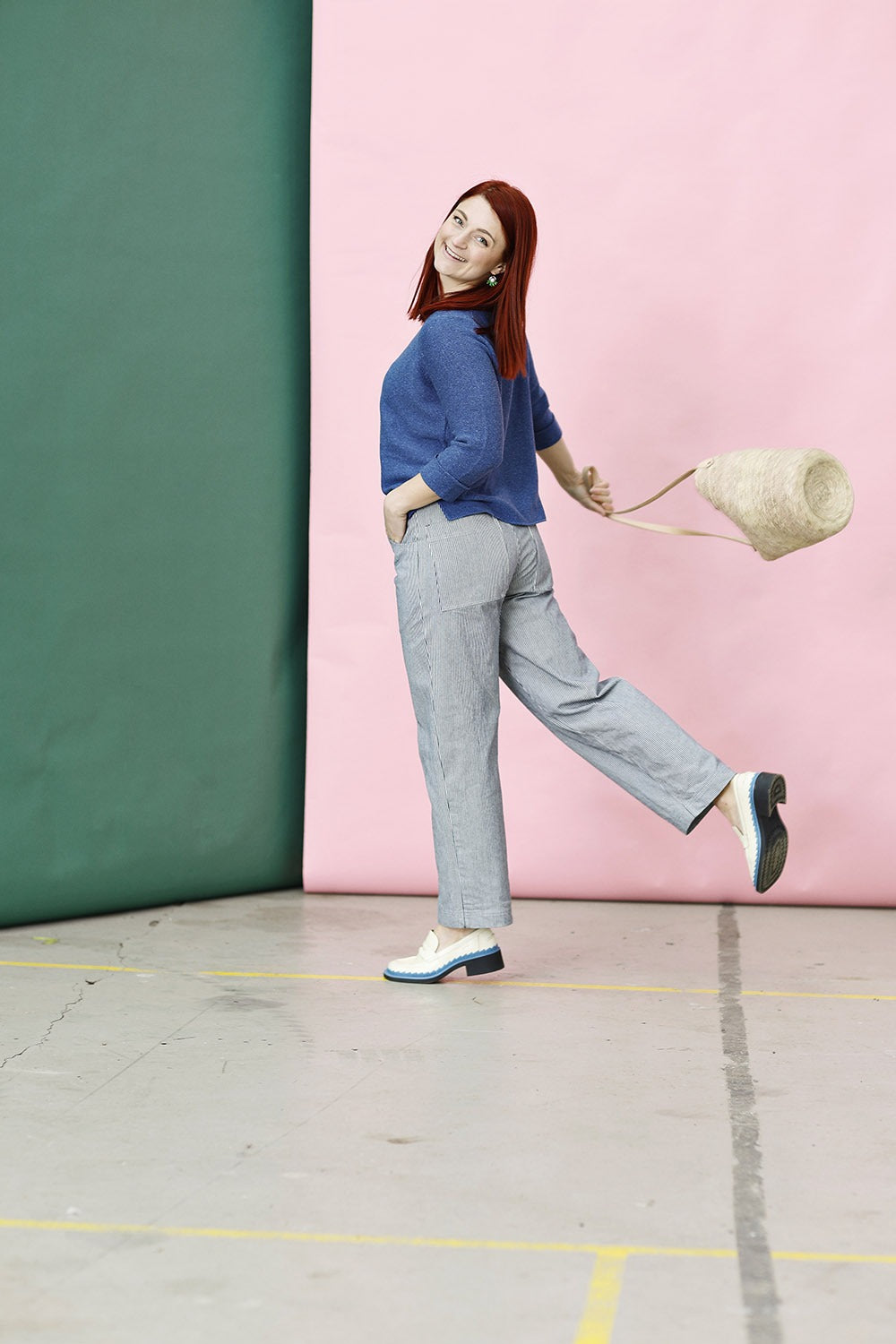 mc794g-striped-trousers-summer pants-mcverdi-lotte-bukser-3