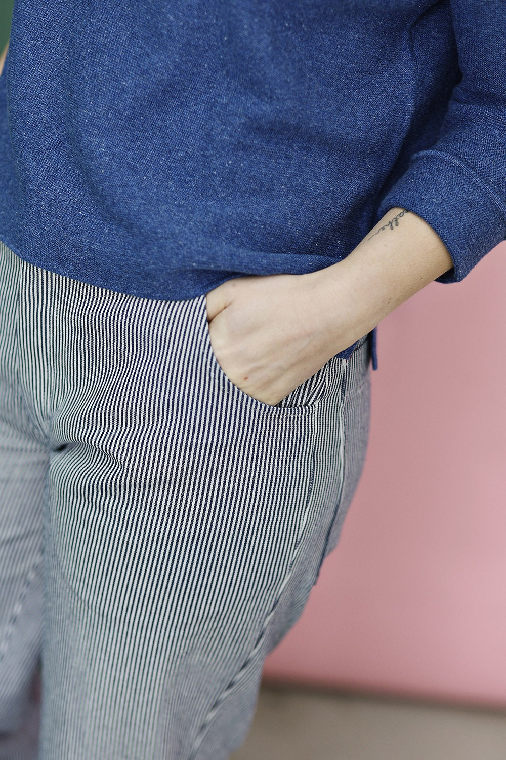 mc794g-striped-trousers-summer pants-mcverdi-lotte-bukser-2