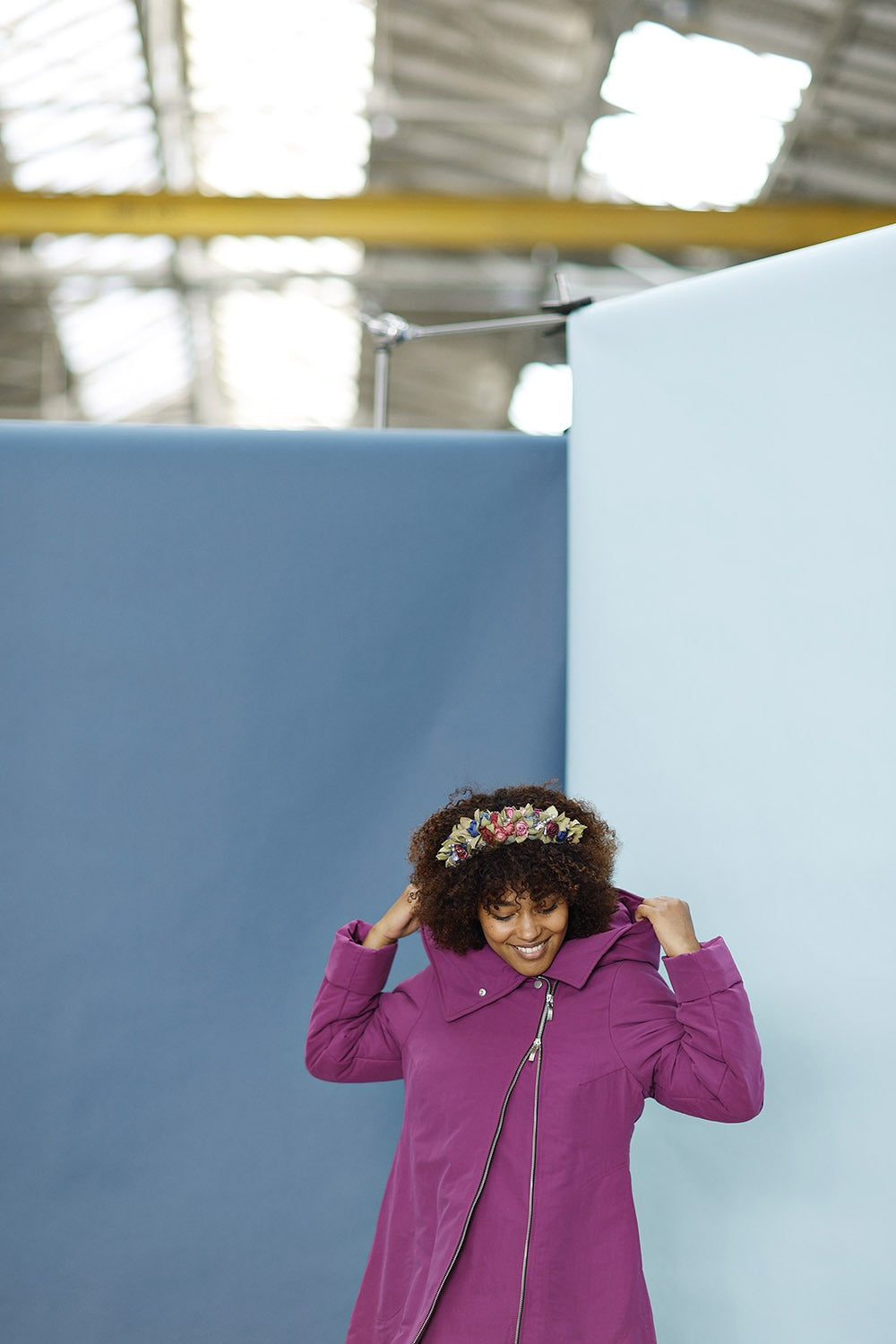 mc861b-23-winter pink-mcverdi-frakke-magenta purple-zipper-hood-3