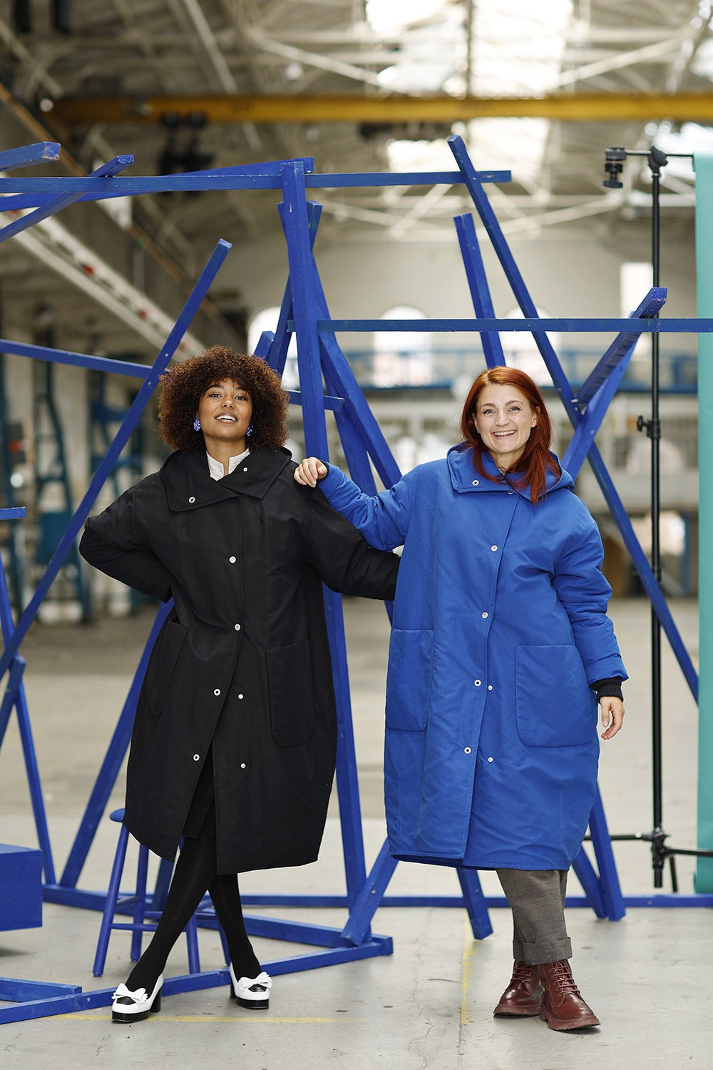 mc861c-23-cobalt blue coat-winter coat-mcverdi-blå vinterfrakke-9
