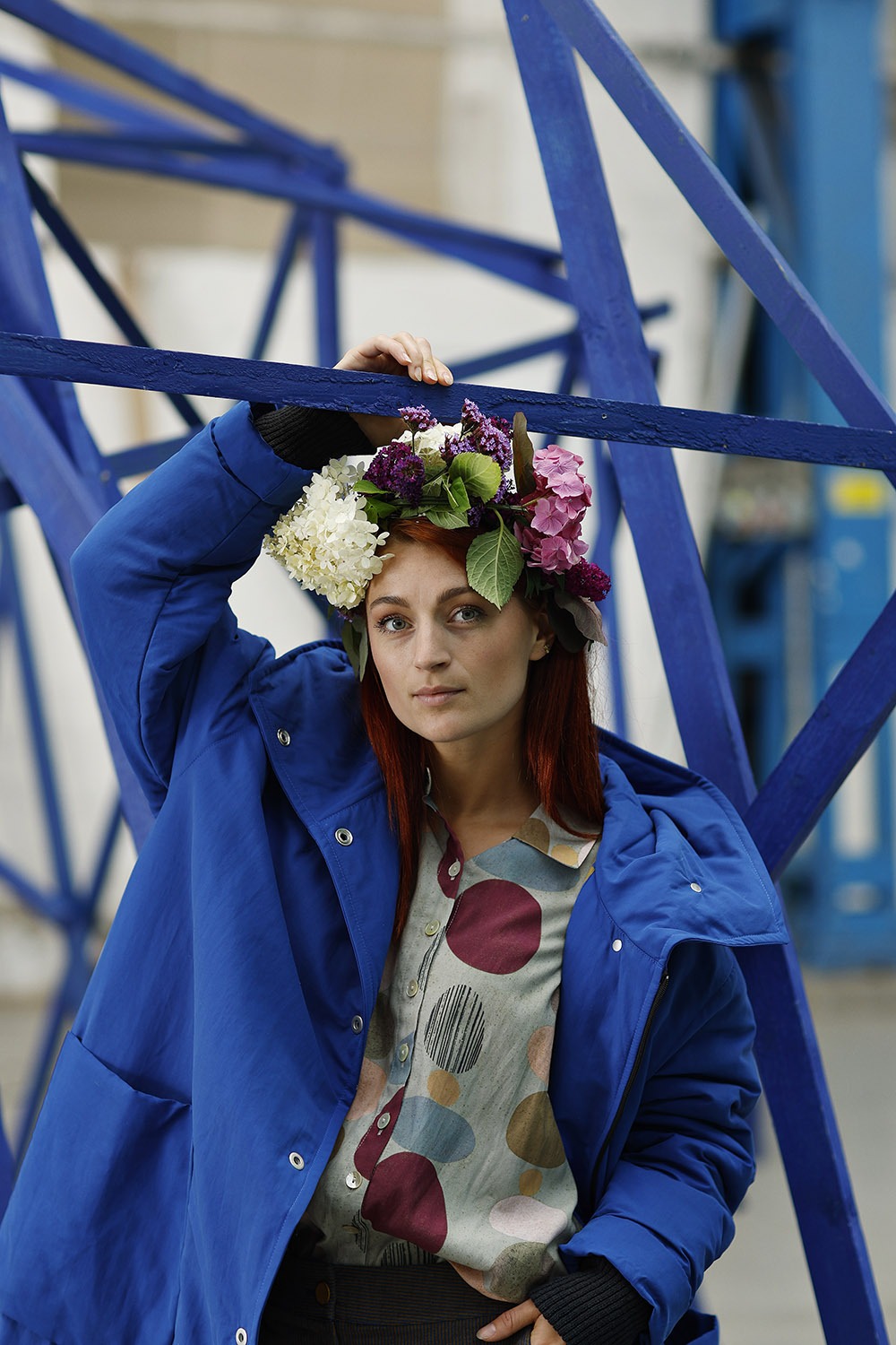 mc861c-23-cobalt blue coat-winter coat-mcverdi-blå vinterfrakke-6