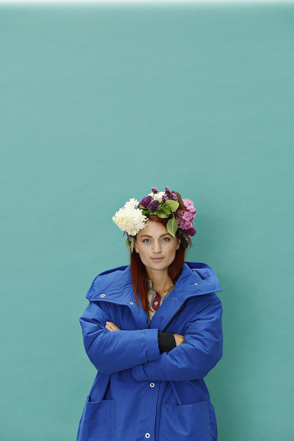 mc861c-23-cobalt blue coat-winter coat-mcverdi-blå vinterfrakke-5