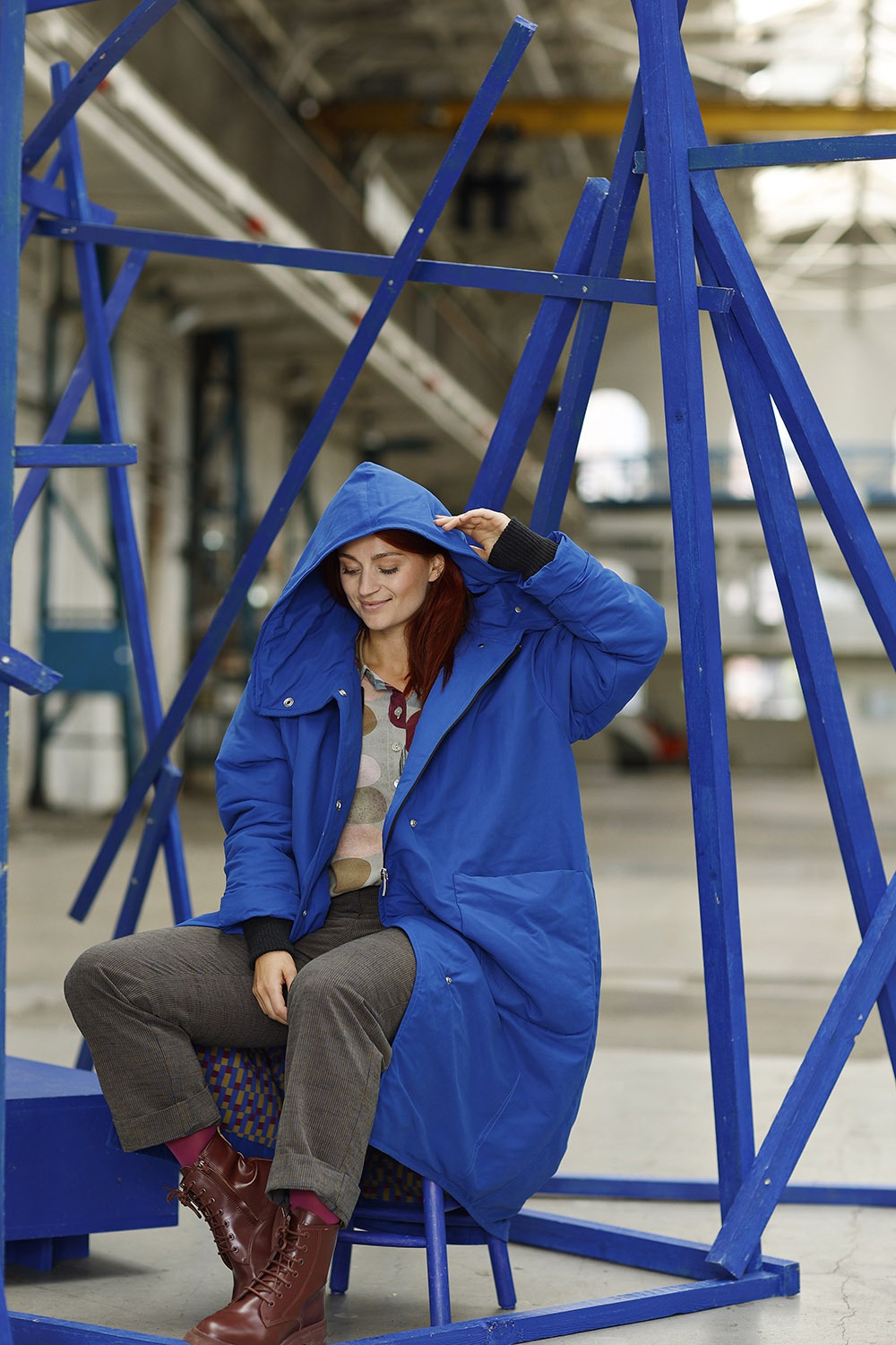 mc861c-23-cobalt blue coat-winter coat-mcverdi-blå vinterfrakke-7