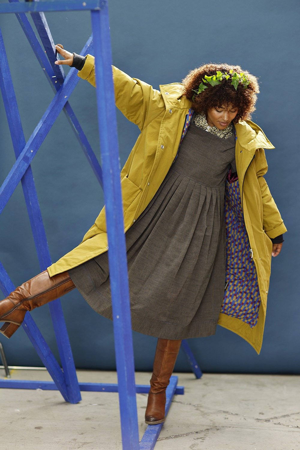 mc861c-aw23-curry yellow winter coat-mcverdi-vinterfrakke med hætte-2