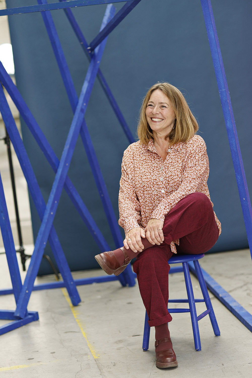 mc905b-pink orange print-flower-liberty-shirt-viscose-skjorte-mcverdi-3