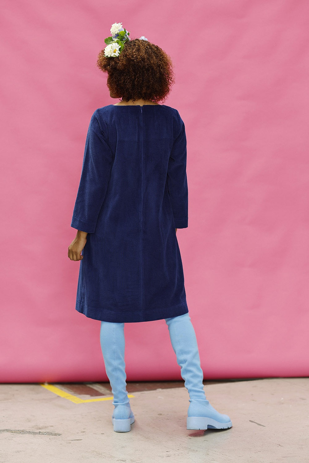 mc910c-blue-corduroy-dress-mcverdi-fløjlskjole-blå-2