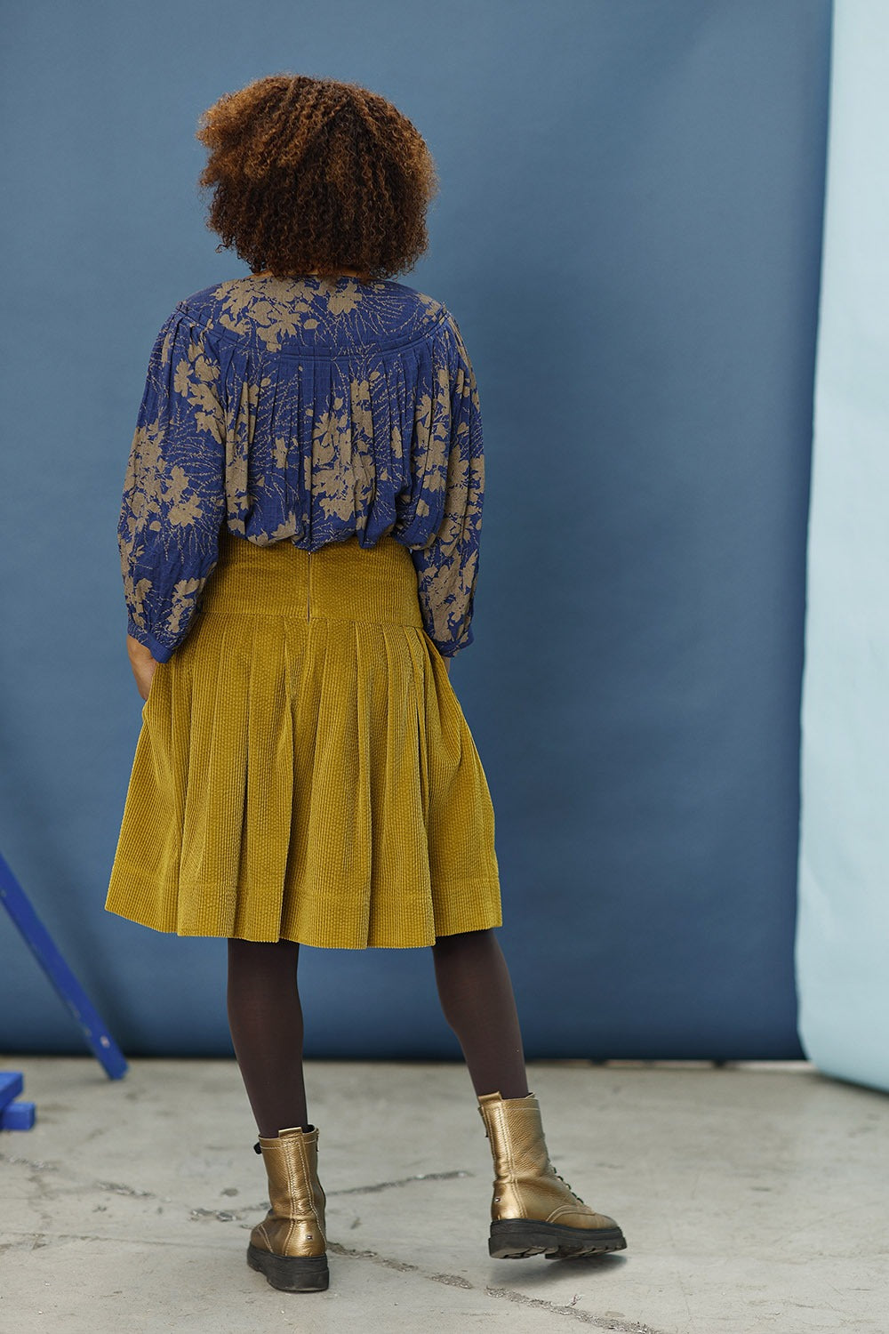 mc907e-gul curry fløjlsnederdel-yellow corduroy skirt-mcverdi-2