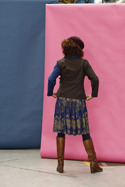 mc900a-to farvet slå om bluser-jakke-mcverdi-two colored wrap shirt.2