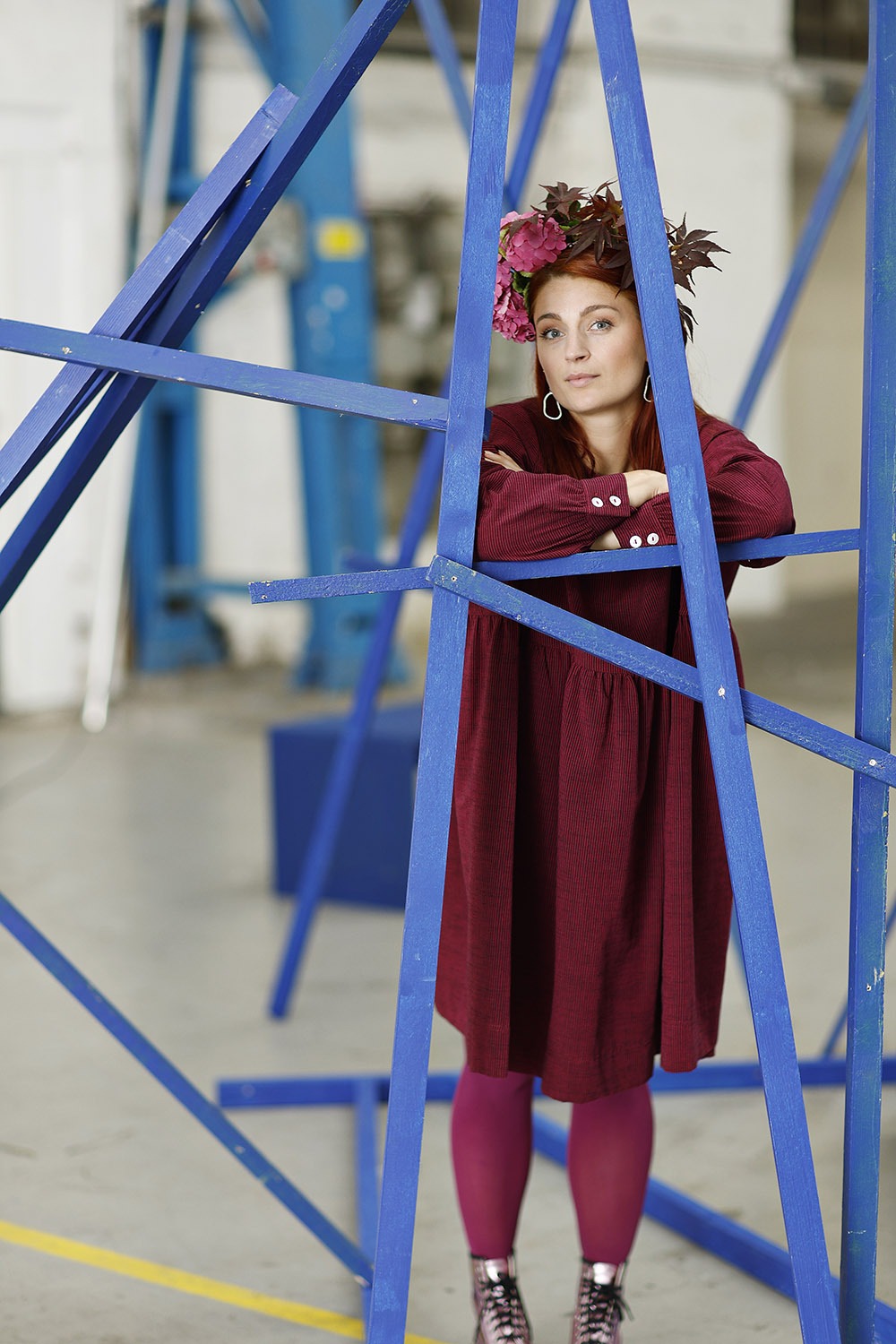 mc909c-pink striped dress-cathrine-mcverdi-stribet oversize kjole-7