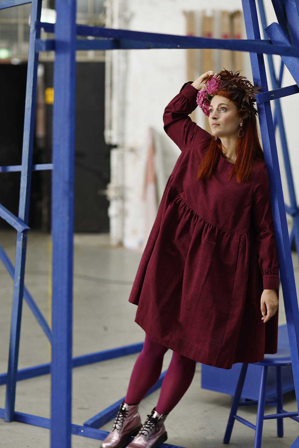 mc909c-pink striped dress-cathrine-mcverdi-stribet oversize kjole-5