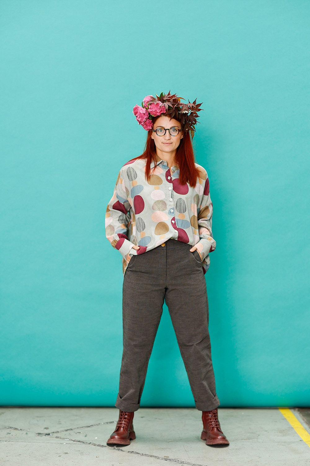 mc909f-stribede bukser-striped pants-mcverdi-cotton