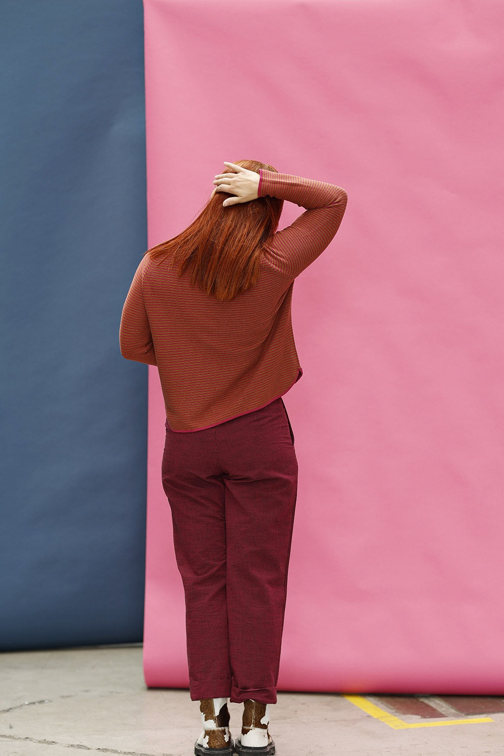 mc909f-pink stripe pants-trousers-stribede bukser mcverdi-3