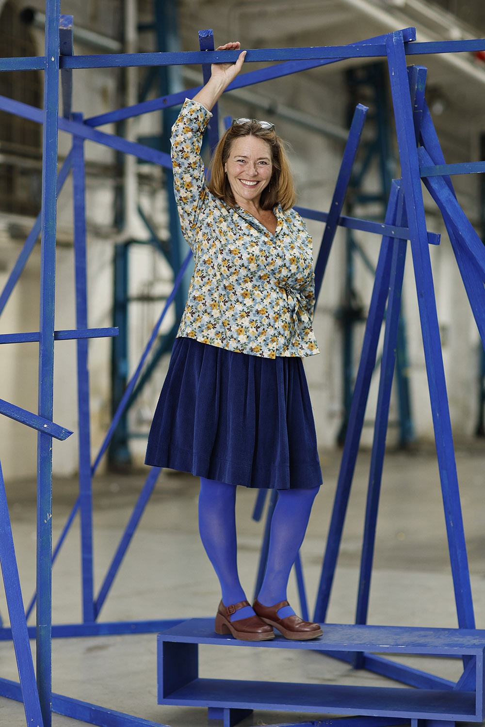 mc910a-blue floral shirt-mcverdi-liberty print-cotton-5