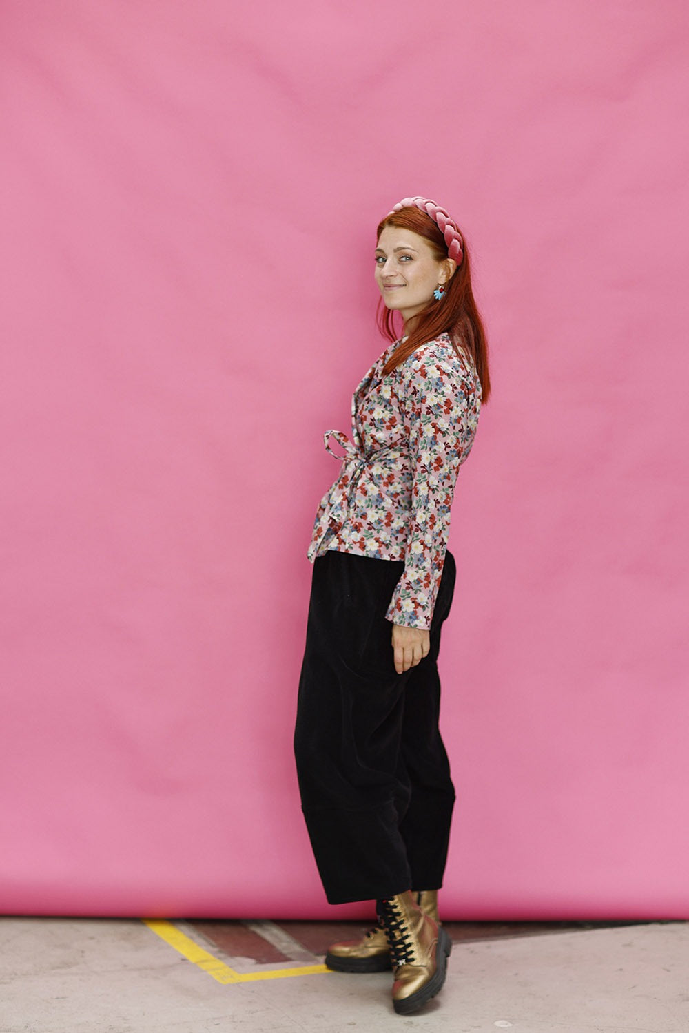 mc910a-rose multi color-flower print-liberty-mcverdi-slå om bluse-5