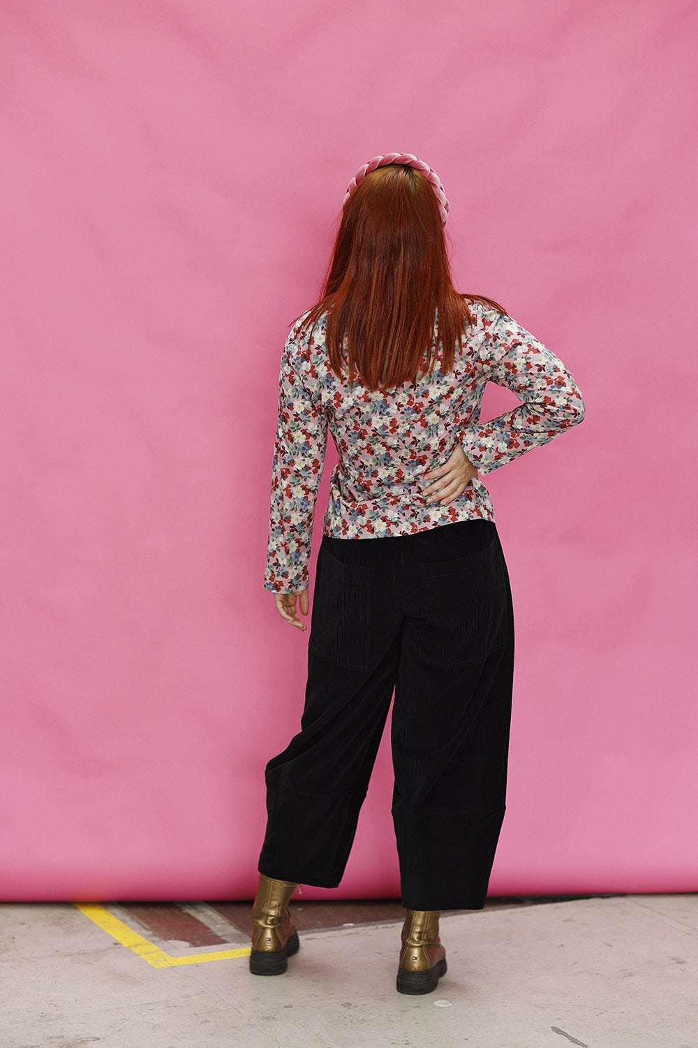 mc910a-rose multi color-flower print-liberty-mcverdi-slå om bluse-2