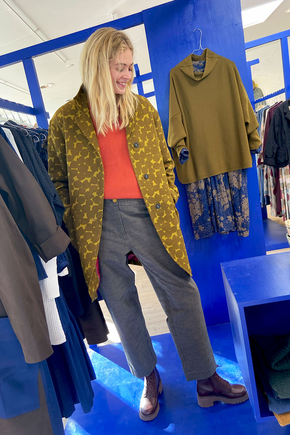 914b-blue-jacket-blazer-dots-cotten-bomuld-autumn-1