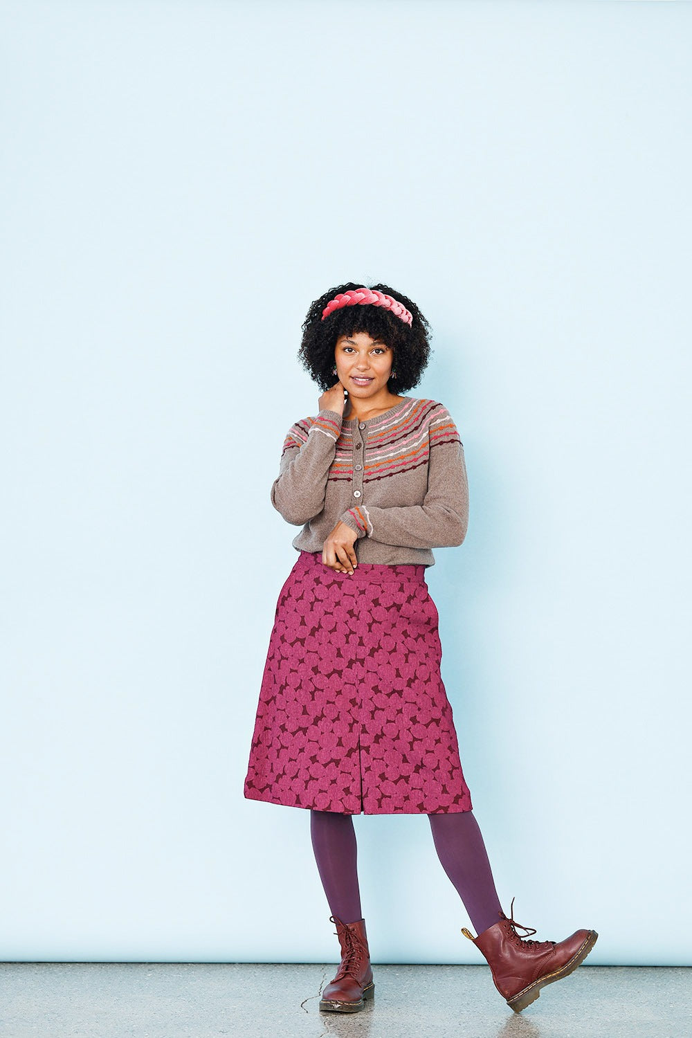 mc914f-pink printed nederdel-mcverdi-vinternederdel-2