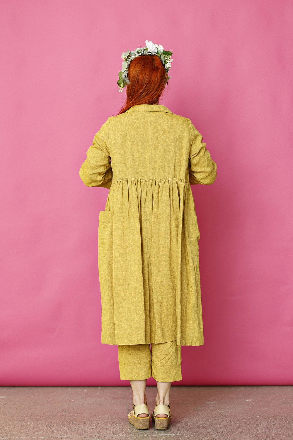 Mc882g-yellow-gul-hørkjole-linendress-sommerkjole–2