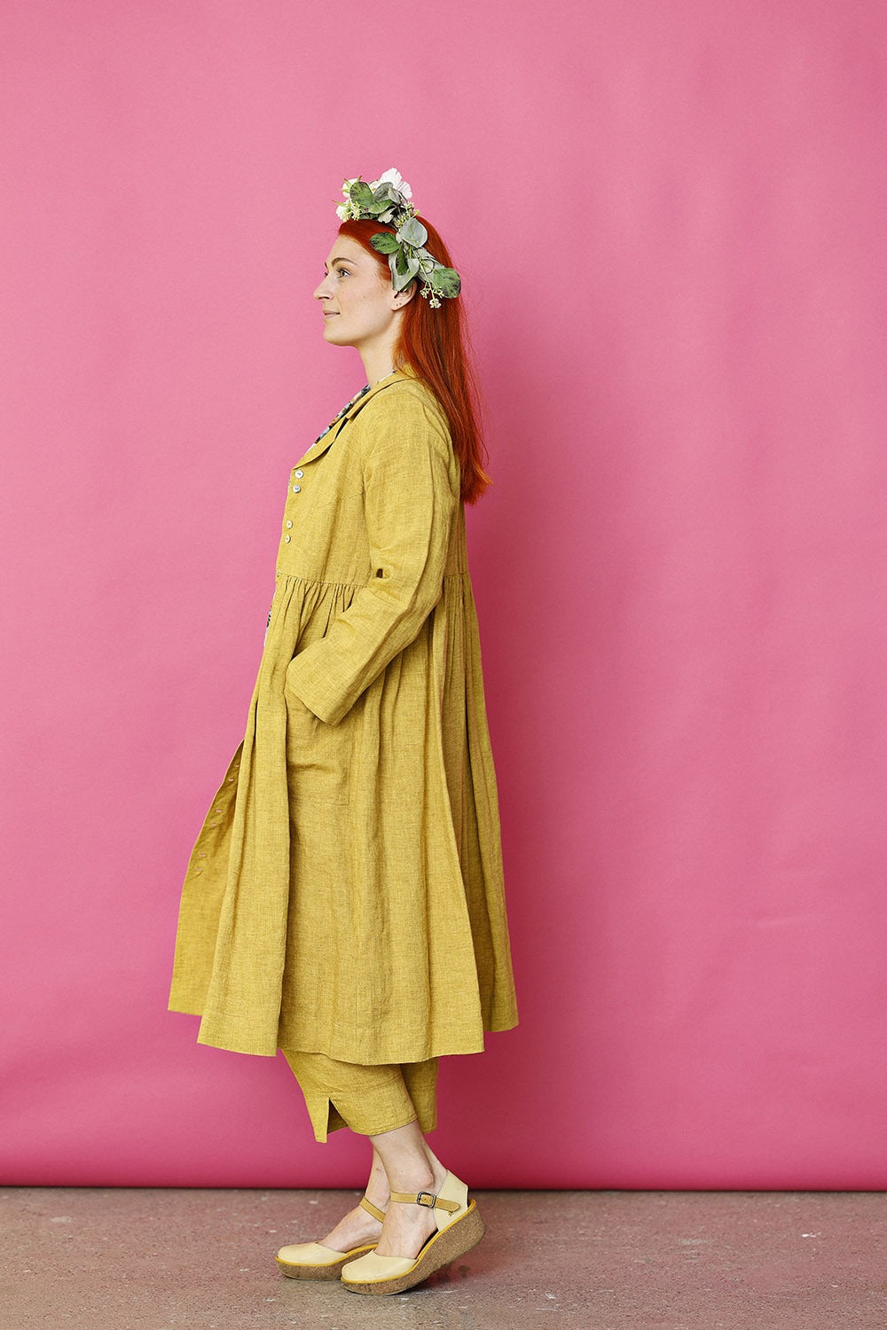 Mc882g-yellow-gul-hørkjole-linendress-sommerkjole–3