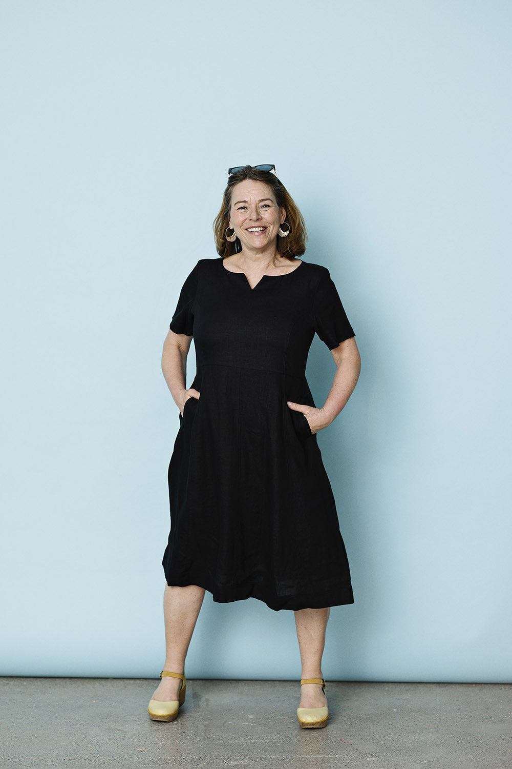 mc922c-mcverdi-sort-blackdress-sortkjole-hør-linen-linendress-sommer-2