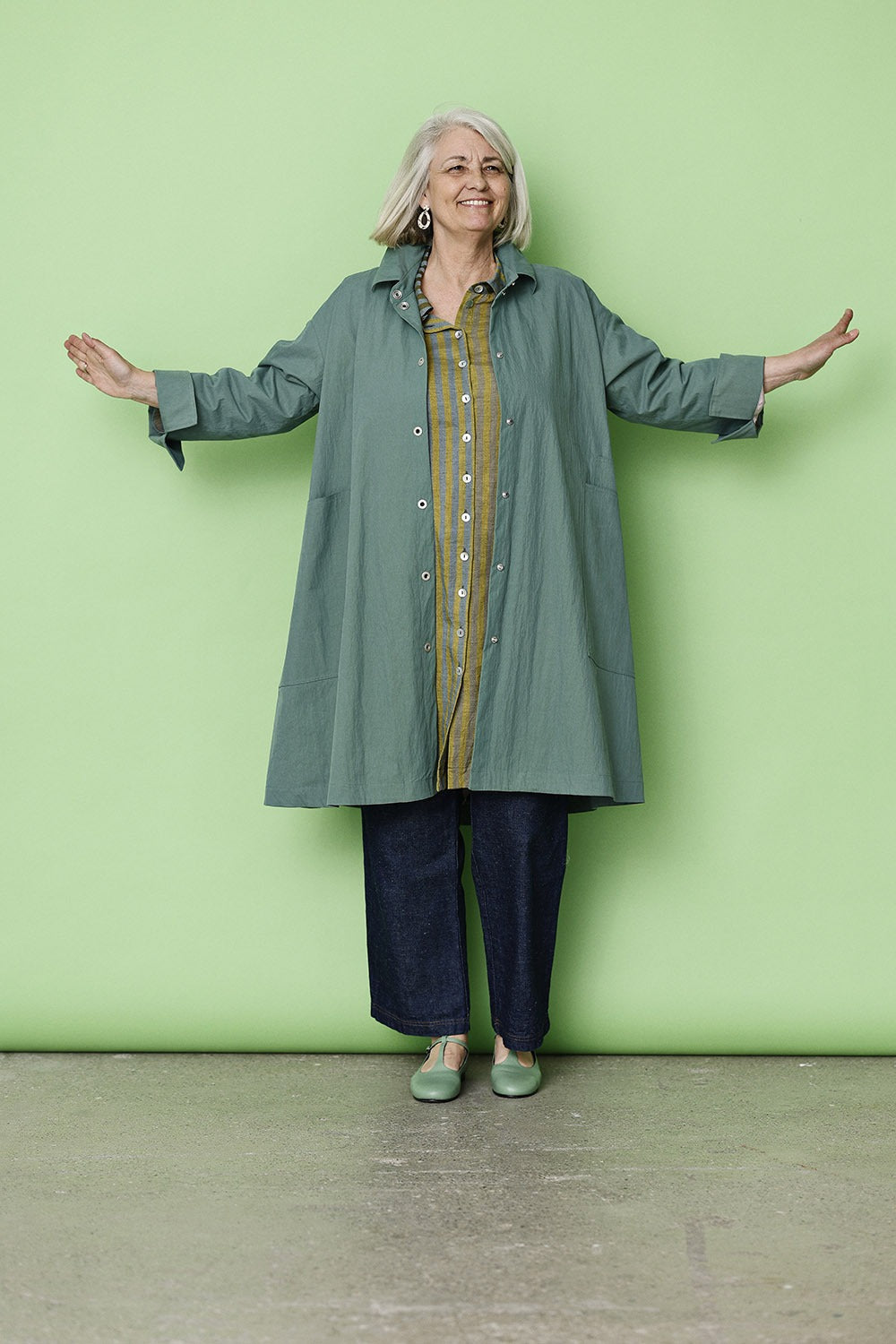 mc920c-dusty green-mcverdi-coat-frakke-forårsfrakke-1-0