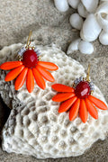 big-flower-earrings-summer-red-orange-jellery