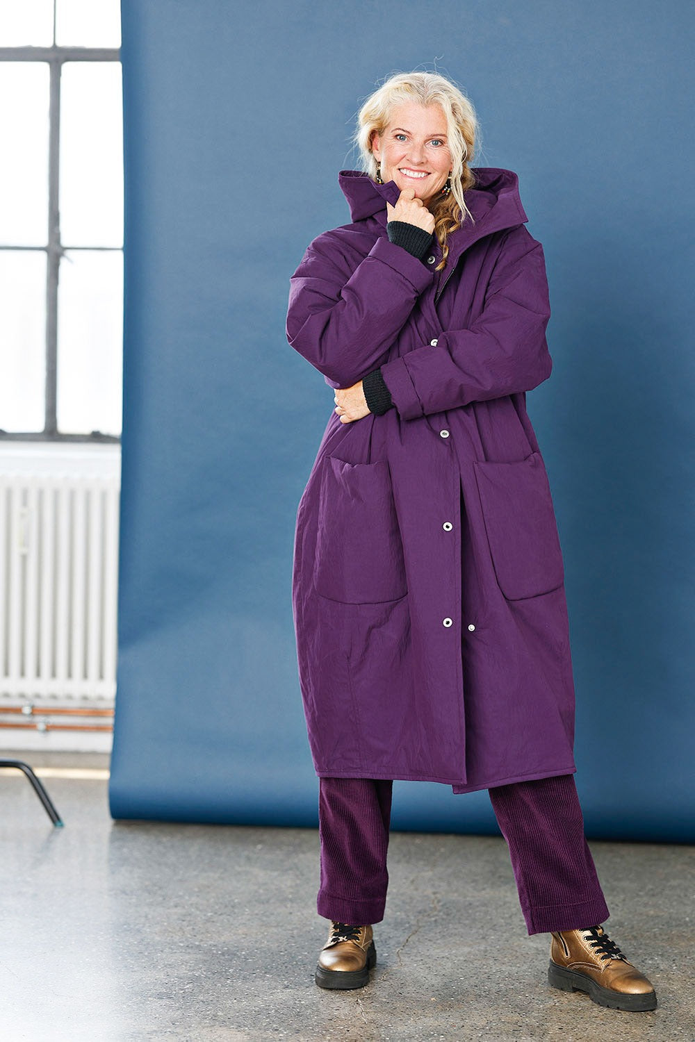 mc861c-gr-purple-lilla-violet vinterfrakke-winter-coat-mcverdi-7