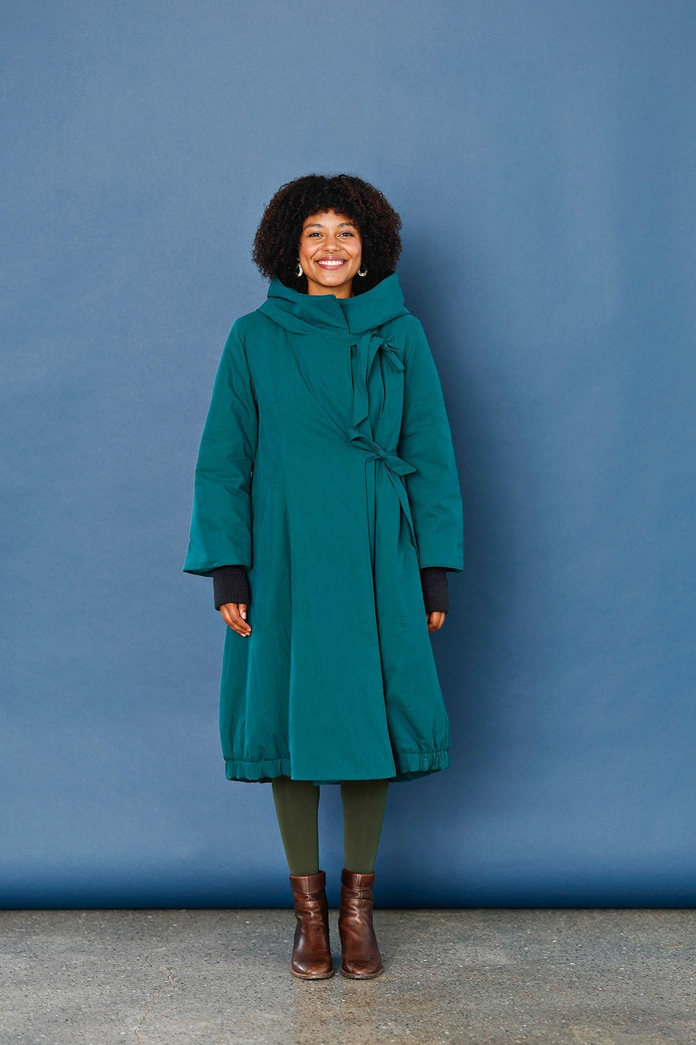 mc861d-green-grøn-violet vinterfrakke-winter-coat-mcverdi
