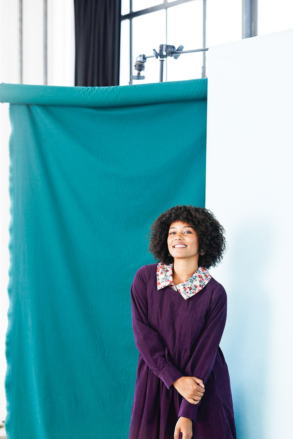 mc946c-violet corduroy dress-mcverdi-purple-lilla kjole-fløjl-11