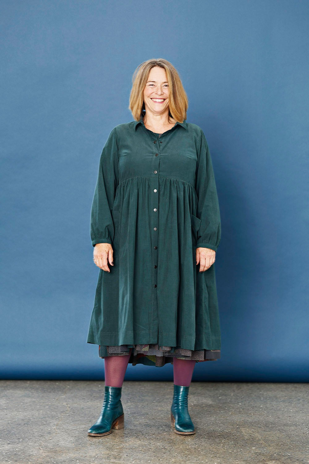 mc947-kjole-skjortekjole-dress-green-grøn-sensommer-mcverdi-2