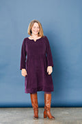 mc947c-purple- corduroy-dress-fitted-fløjlskjole-violet-lilla