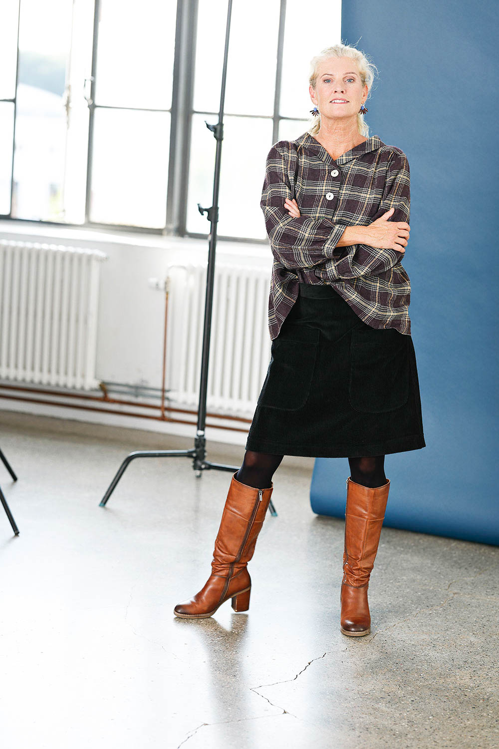 mc947e-black-sort-nederdel-skirt-fløjsnederdel-mcverdi-corduroy-2