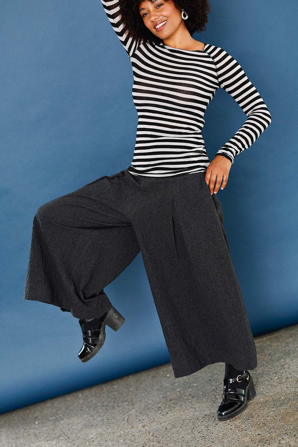 mc949c-grey-trousers-skirt-mcverdi-grå bukser