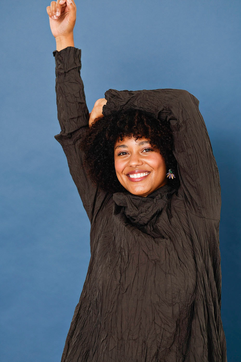 lichlieb-teak-privatsachen-brun-kjole-mcverdi-krøllet-bomuldskjole-8