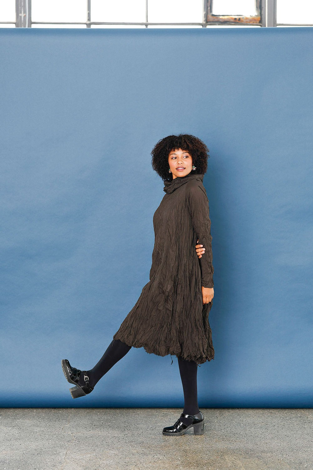 lichlieb-teak-privatsachen-brun-kjole-mcverdi-krøllet-bomuldskjole-6