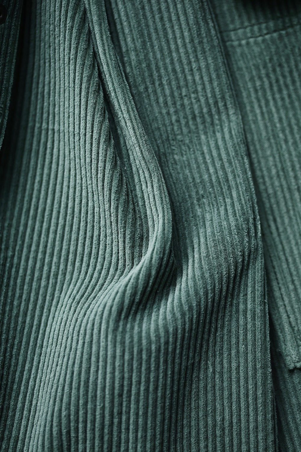 mc867-green-corduroy fabric-cotton-mcverdi-grøn fløjl-1