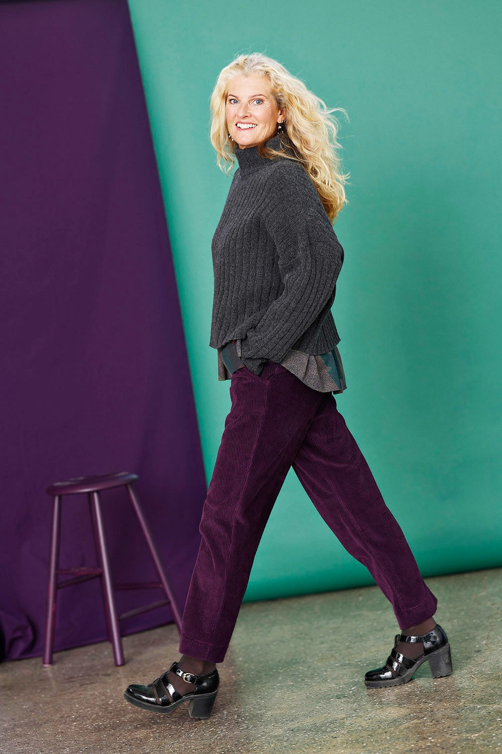 Muse-wear-autumn-sweater-chunky-dakr grey-grey-cool