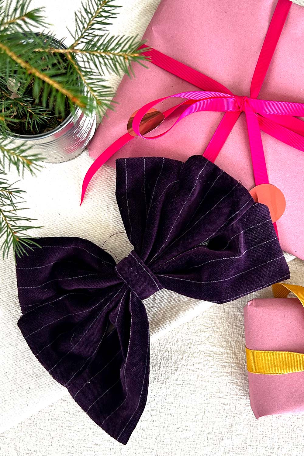 Mcverdi-sløjfe-accessories-velour-lilla