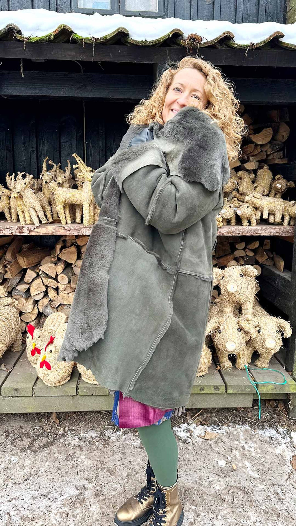 Rulamsfrakke-rulam-grøn-vintercoat